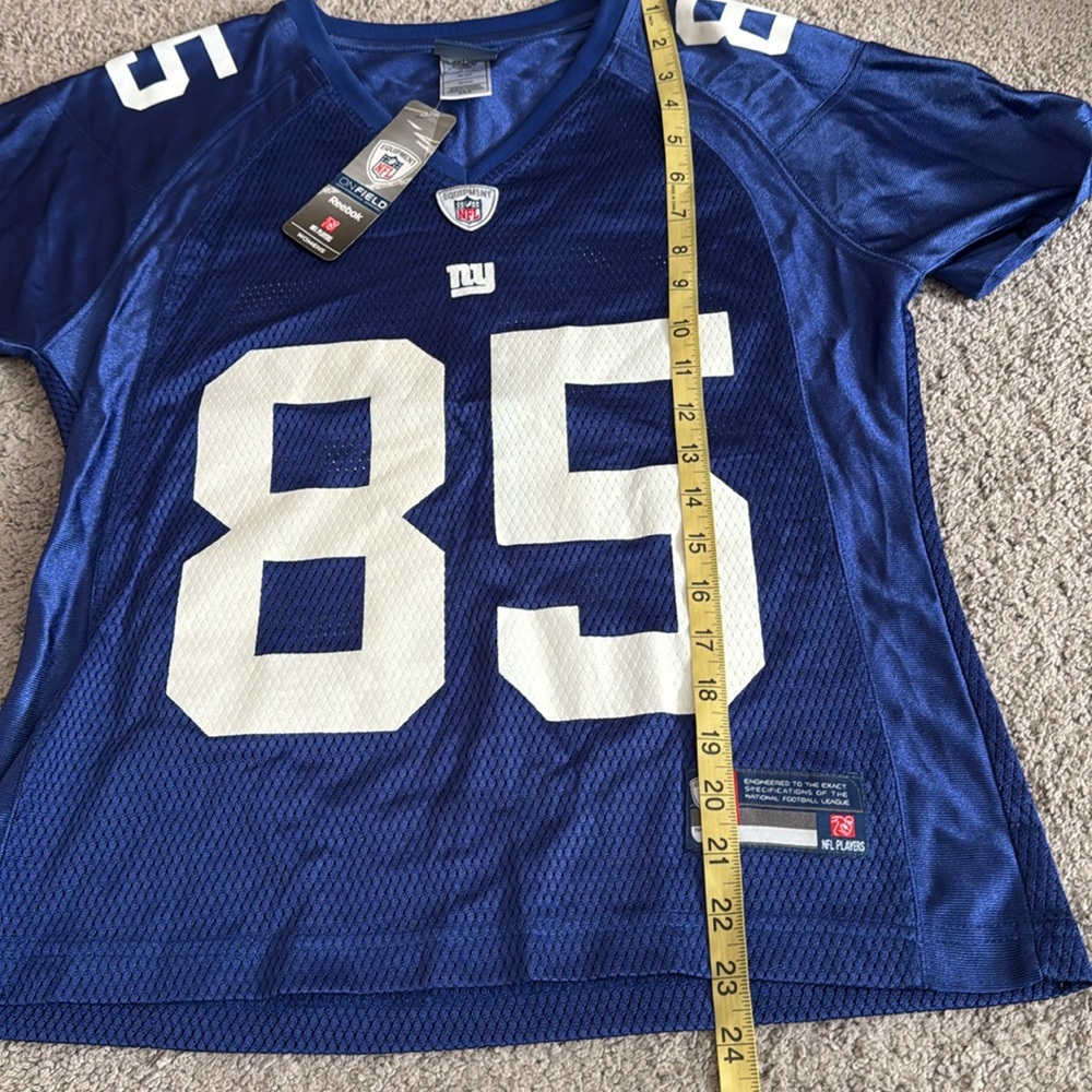 NEW New York Giants NFL football jersey womens medium #85 Ballard NWT REEBOK - Picture 4 of 6